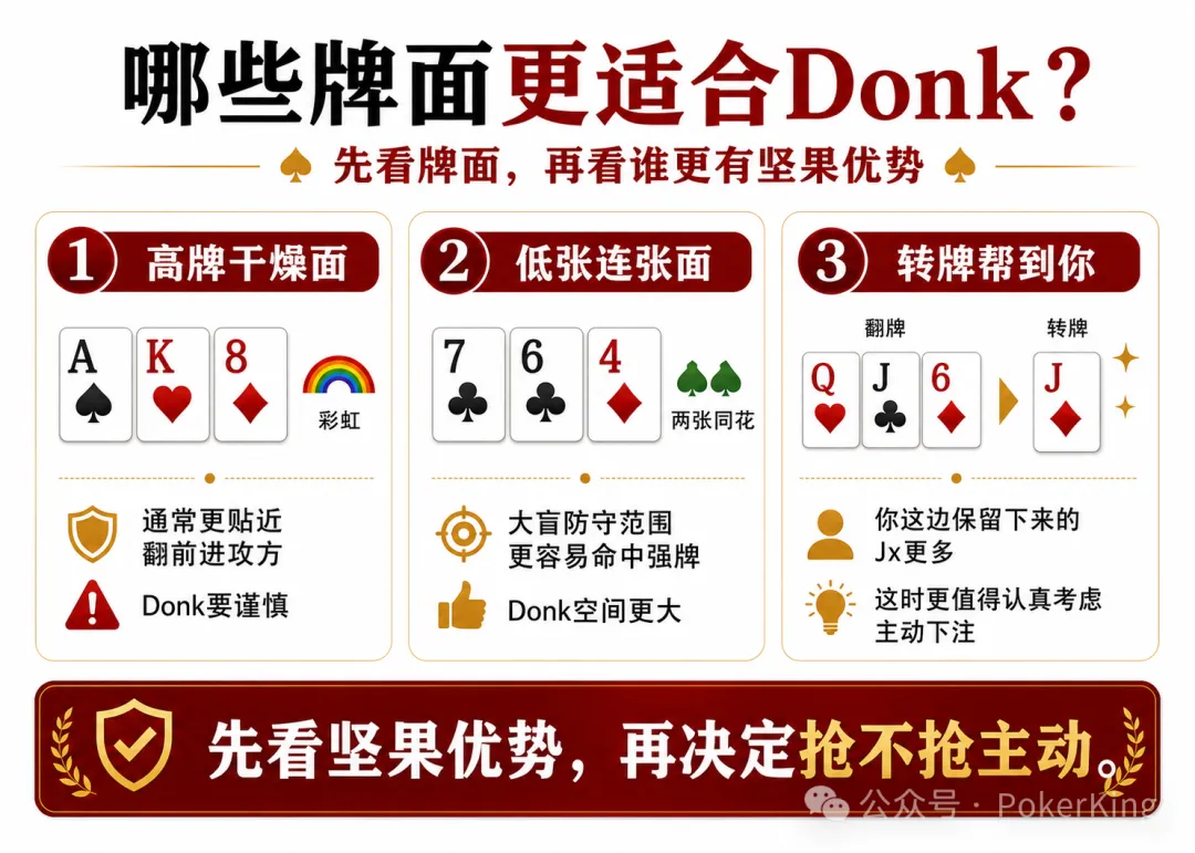 【微扑克】Donk-Bet什么时候能用？OOP不是只能过牌