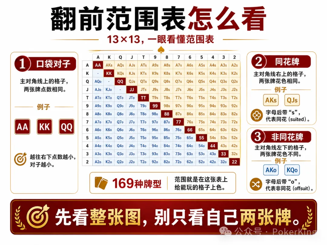【微扑克】别只盯着自己两张牌：新手德州扑克中最容易被忽略的“范围思维”